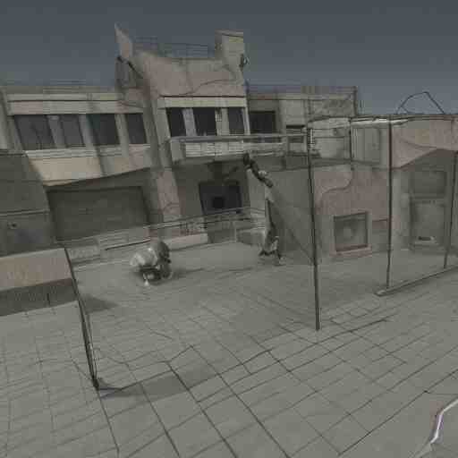 a professional 3 d wireframe of a counter strike level, 8 k, unreal engine, octane render 