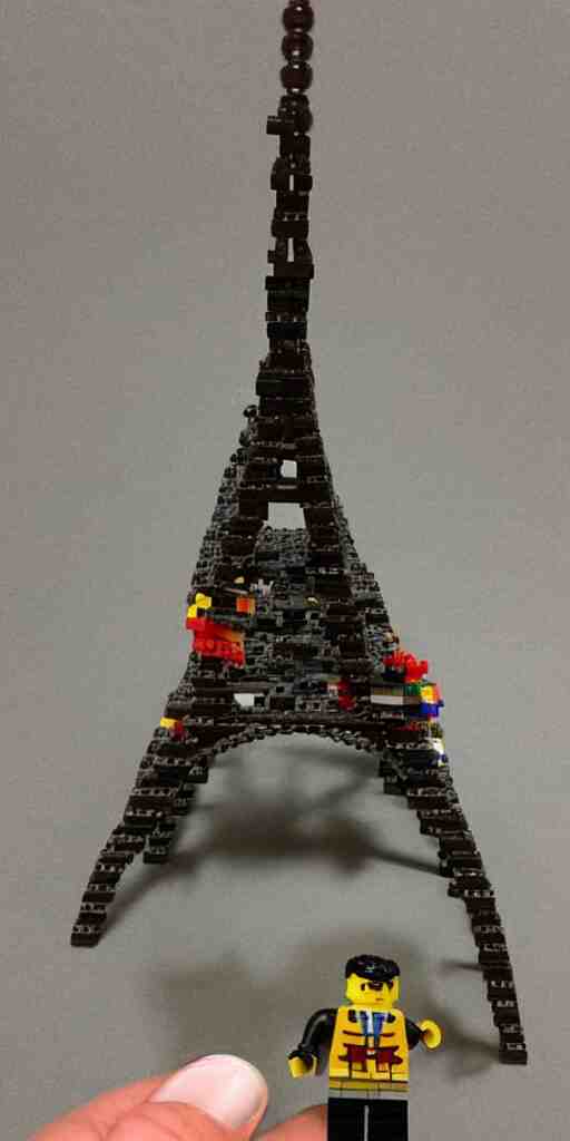 Eiffel tower made with Lego