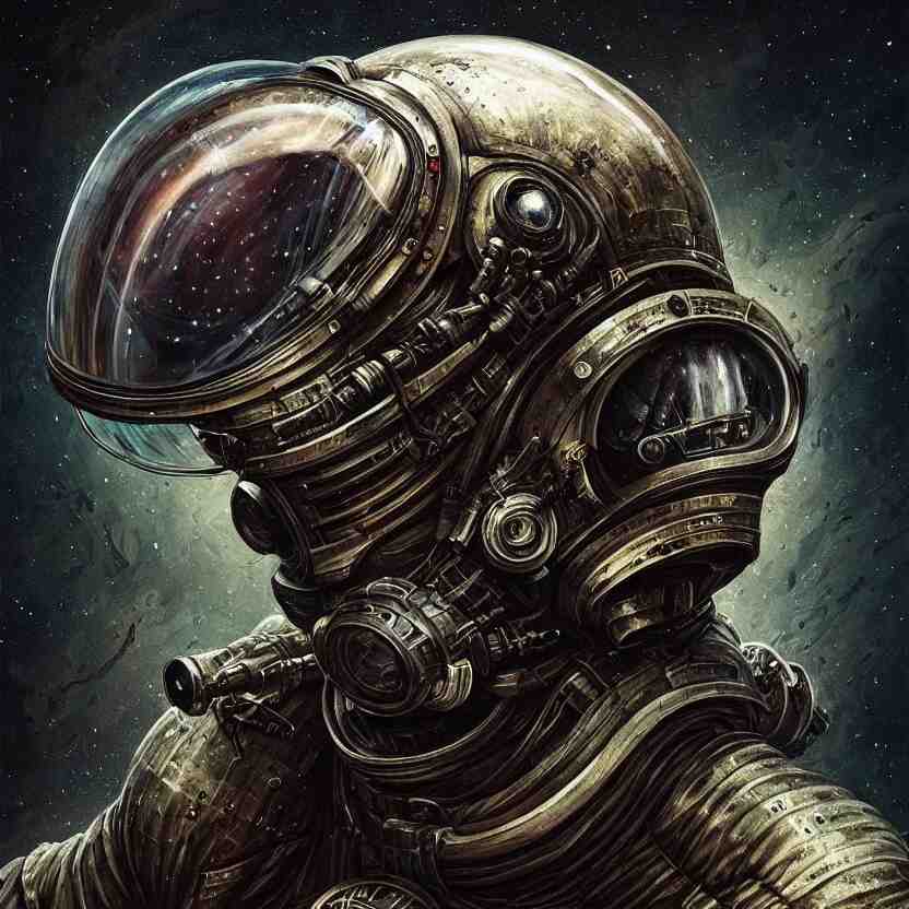 epic professional digital art of tormented astronaut in helmet, painted, intricate, detailed, terror, leesha hannigan, wayne haag, reyna rochin, ignacio fernandez rios, mark ryden, iris van herpen, best on artstation, best on cgsociety, epic, stunning, gorgeous, much wow, cinematic, masterpiece 