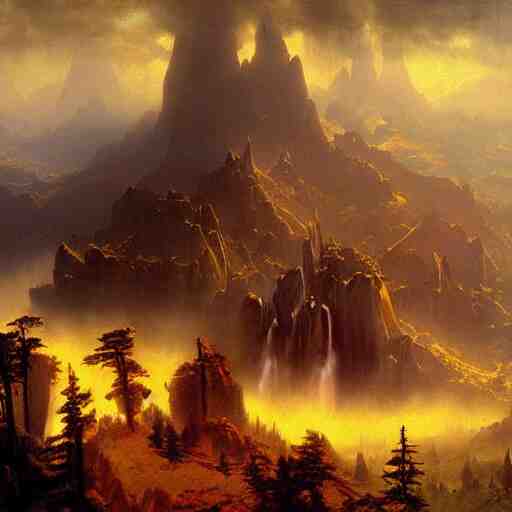 warcraft artwork painting by albert bierstadt, cinematic composition 