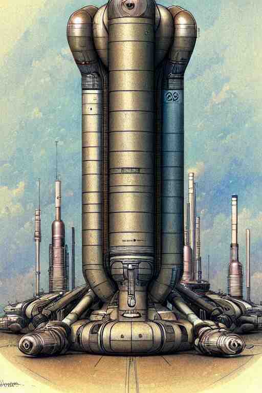 design only, 2 0 5 0 s retro future nuclear reactor core control rods designs borders lines decorations space machine. muted colors, by jean - baptiste monge 