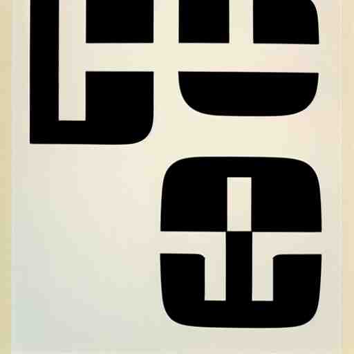 black and white logos by karl gerstner 1 9 7 0 s, 8 k scan 