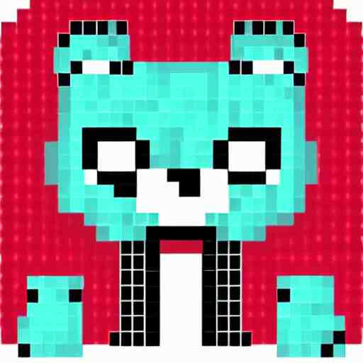 popcat, pixel art 