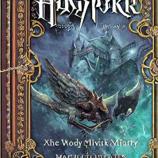 cover of magic book written by harry potter, highly detailed, 4 k 