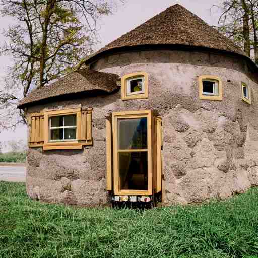 Castle as a tiny home. Photographed with Leica Summilux-M 24 mm lens, ISO 100, f/8, Portra 400