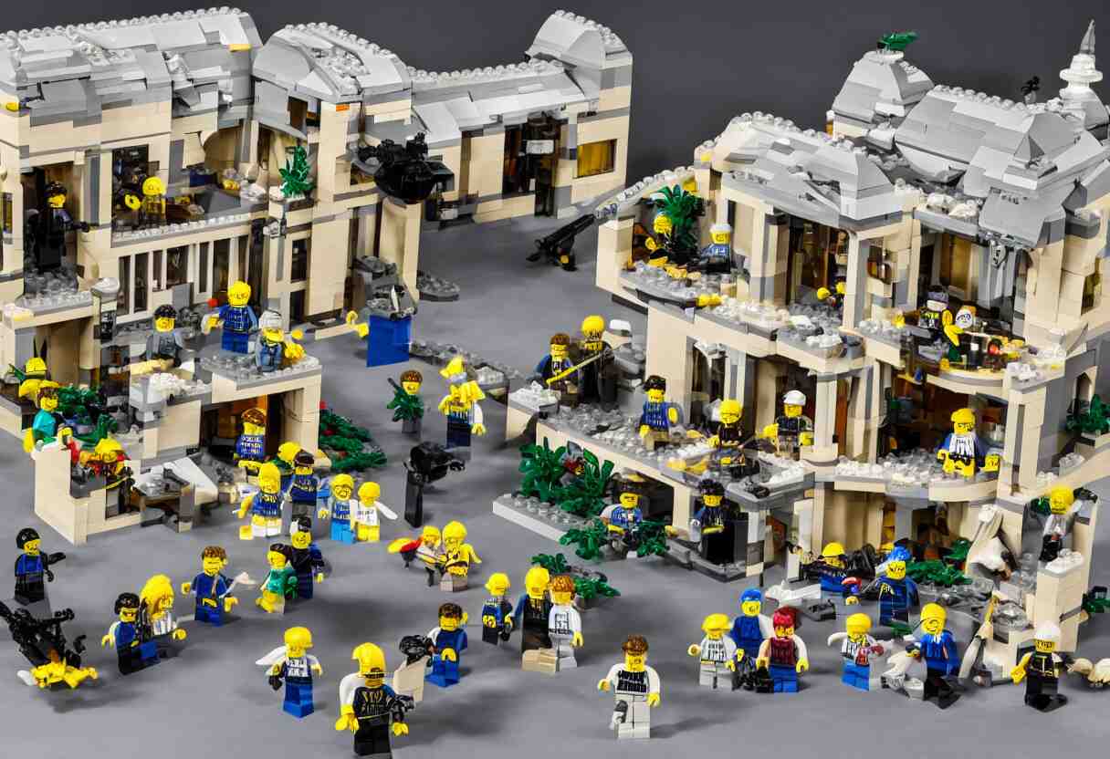 mar - a - lago fbi raid lego set 