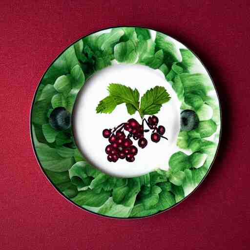 a man eats black currants in a plate, hyper realistic, hyper detailed, cfg _ scale 1 2 