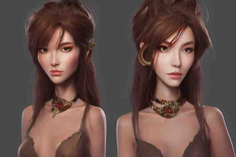 anthropomorphic female marten wearing jewlery, made by Stanley Artgerm Lau, WLOP, Rossdraws, ArtStation, CGSociety, concept art, cgsociety, octane render, trending on artstation, artstationHD, artstationHQ, unreal engine, 4k, 8k,