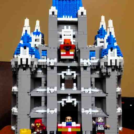 castle greyskull made out of legos 