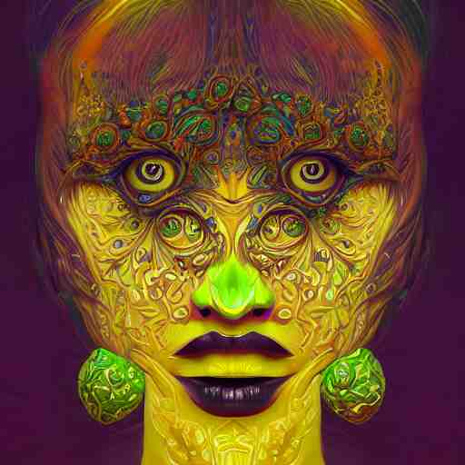 An extremely psychedelic portrait of A lemon, surreal, LSD, face, detailed, intricate, elegant, lithe, highly detailed, digital painting, artstation, concept art, smooth, sharp focus, illustration