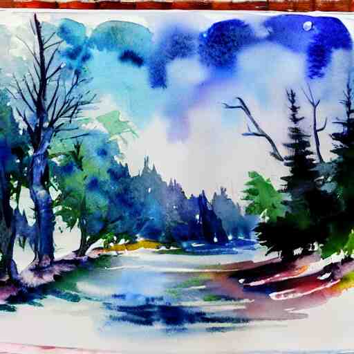 watercolor painting 