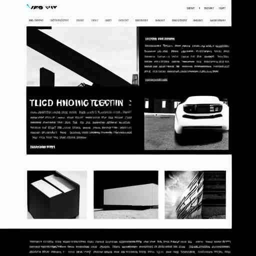 black on white webdesign in style of eric hu, y 2 k, brutalism, acid, techno 