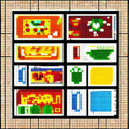 frozen food pixel art with hdd image, lauretta jones 