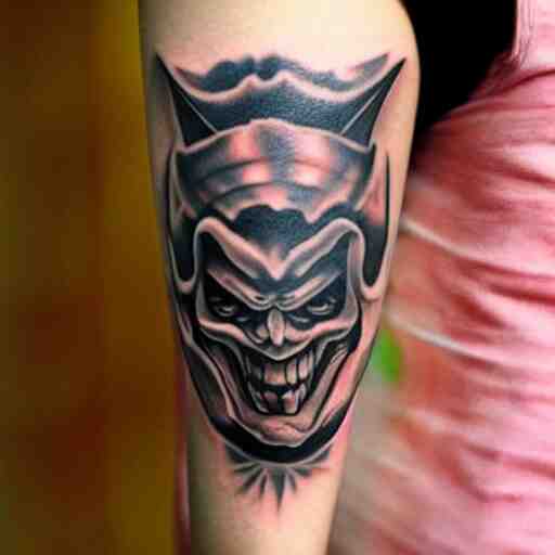 devil tattoos on girls, 8 k photos, 