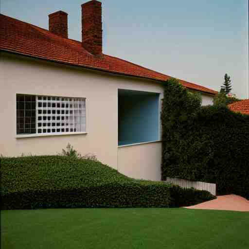 house designed by david hockney. photographed with leica summilux - m 2 4 mm lens, iso 1 0 0, f / 8, portra 4 0 0 
