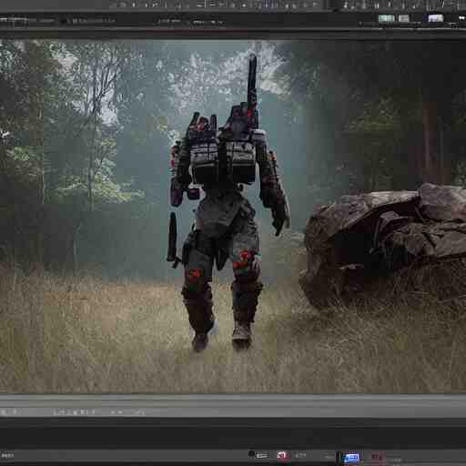 Rambo 🤖 ,unreal engine 5, cinema4D, octane render, Detailed, cinematographic