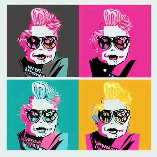 candy floss lollipop rush art by butcher billy, sticker, colorful, illustration, highly detailed, simple, smooth and clean vector curves, no jagged lines, vector art, smooth andy warhol style 