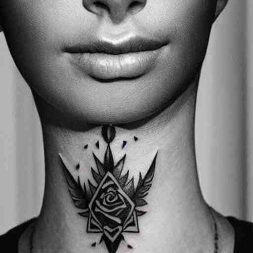 neck tattoo, needle, ink, tattoo photo 