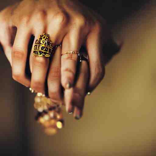 Photo of a hand Jewellery model, bold, self confidence, cinematic,HDR,focus,