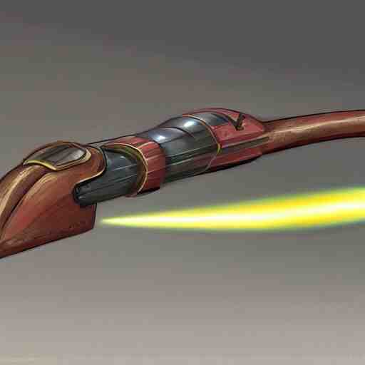 a boomerang with magical gun barrels on both ends, science fantasy, concept art, realism, 