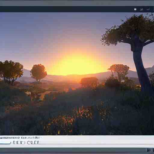 the setting sun, unreal engine 5 