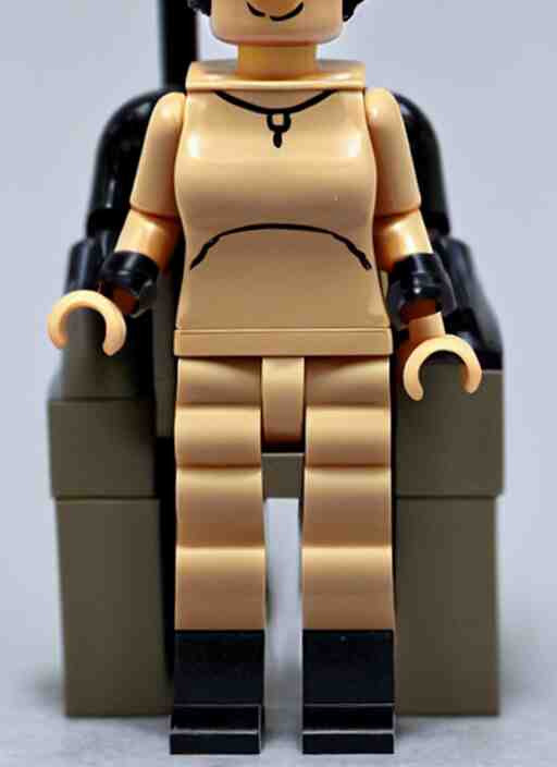 a kim kardashian lego figure. 