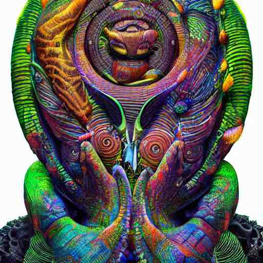 a surreal portrait statue of elon musk as a psychedelic tiki reptile stone god figure by naoto hattori, android jones, and chris dyer, deep bold colors, galactic dmt entity, depth of field, intricate beautiful painting, billions of details, octane render, portal, 8 k, detailed vector, trending on artstation, cgisociety 