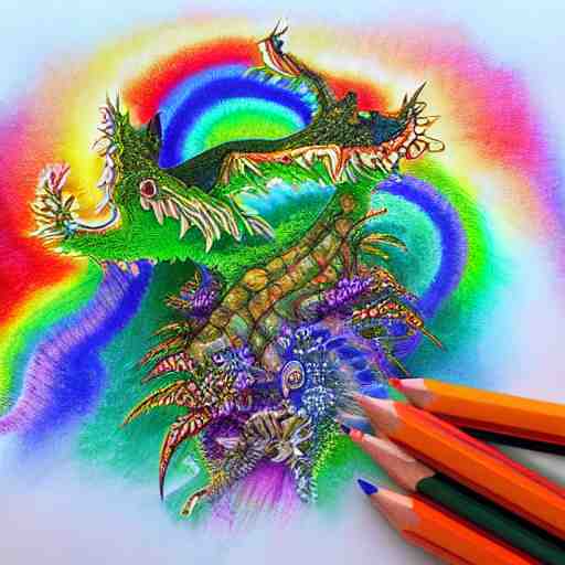  Colored pencil art on paper, Terraria, hyper detailed, artstation, MasterPiece, Award-Winning, Caran d'Ache Luminance