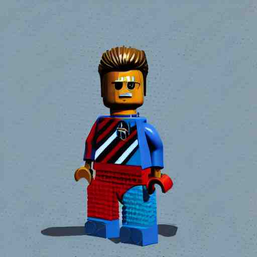 a portrait of david bowie as a lego in a cosmic scenic environment, trending on artstation 