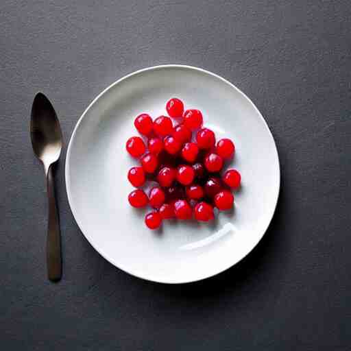 a man eats currants with sugar in a plate in the kitchen, hyper realistic, hyper detailed, cfg _ scale 3 