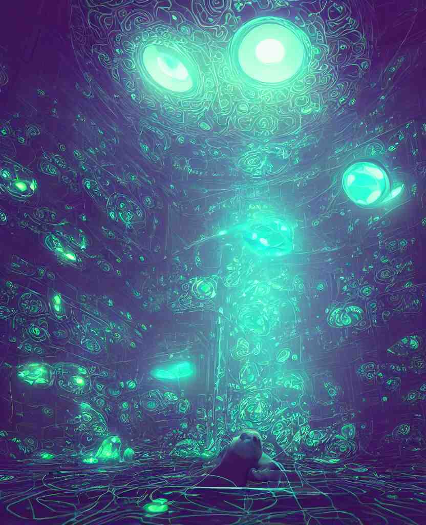 trapped in my conscious, sky falling, look me inside of my eyes, transparent holographic being, holographic, bioluminiscent creatures, intricate artwork by beeple. octane render, trending on artstation, greg rutkowski very coherent symmetrical artwork. cinematic, hyper realism, high detail, octane render, 8 k 