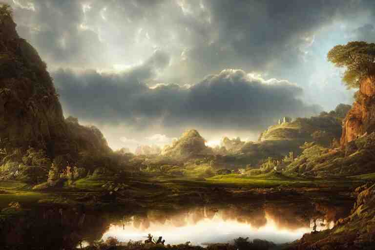 a beautiful landscape photo of arcadia, cinematic atmospheric masterpiece, award winning, 4 k, hyperdetailed, fantastic, wonderful 