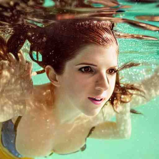 underwater portrait of anna kendrick, canon, 7 0 mm 