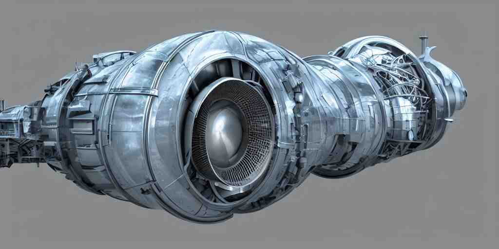 siemens futuristic gas turbine, masterpiece, blizzard pixar maya engine global illumination lighting artstation 