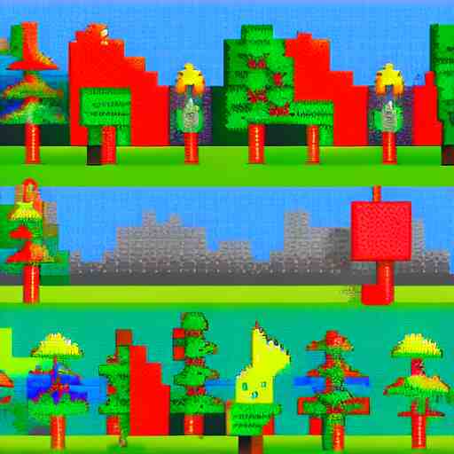 pixel art landscape