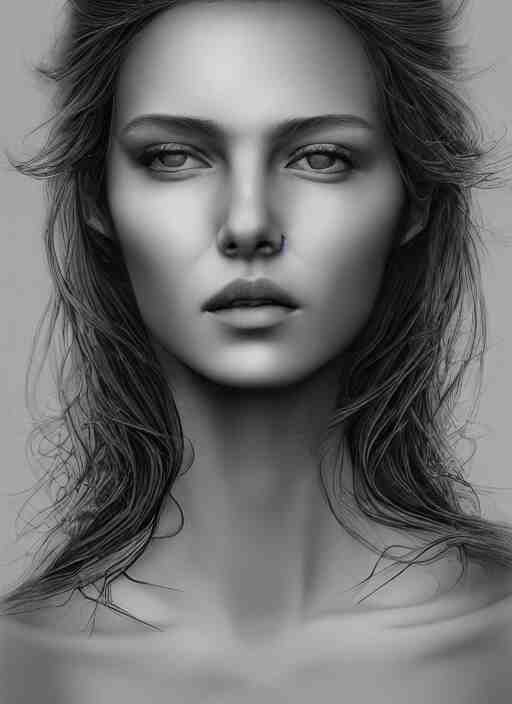portrait of the most beautiful woman in the world, intricate, elegant, highly detailed, photorealistic, trending on artstation, digital art 