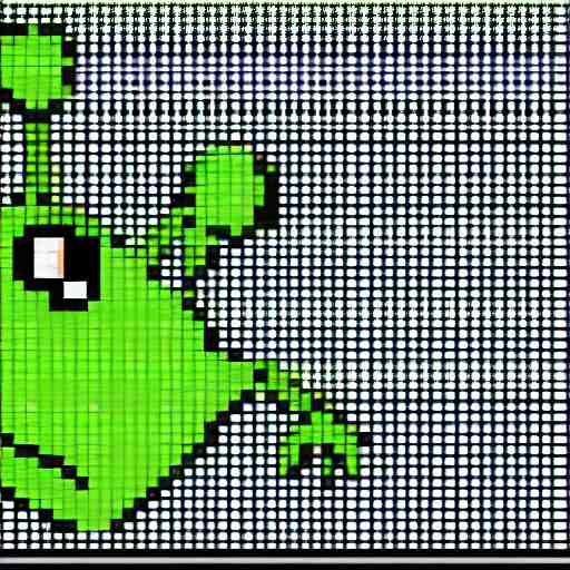 pixel art frog # pixelart 