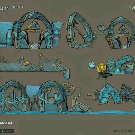 blueprints for dofus, concept art, blueprint