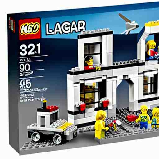 lar - a - mago fbi raid lego set 