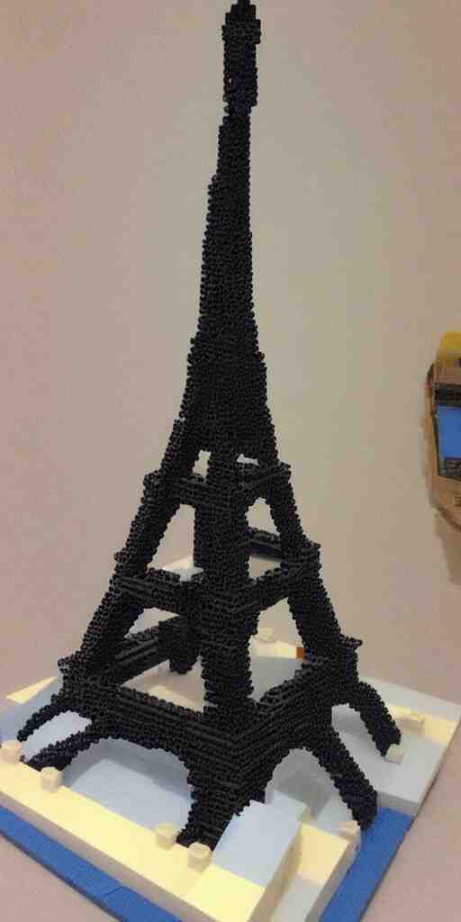 Eiffel tower made with Lego