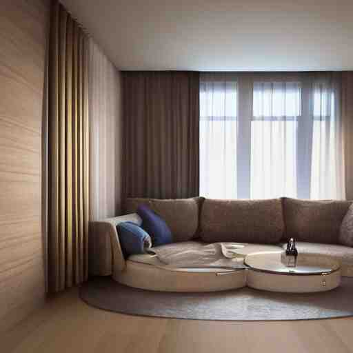 a photo of a cosy relaxing room with an whirlpool, ambient light, relaxing atmosphere, ultra realistic details, trending on artstation, 8 k 