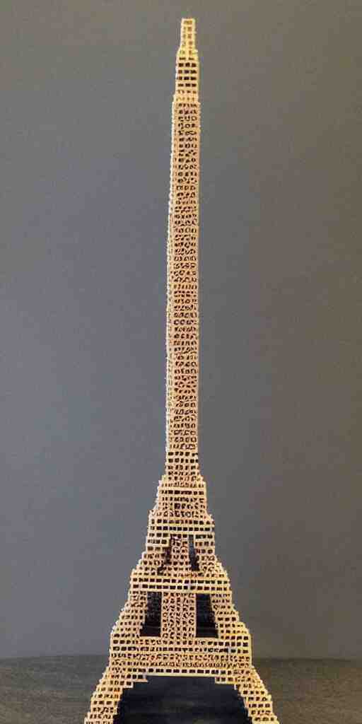 Eiffel tower made with Lego