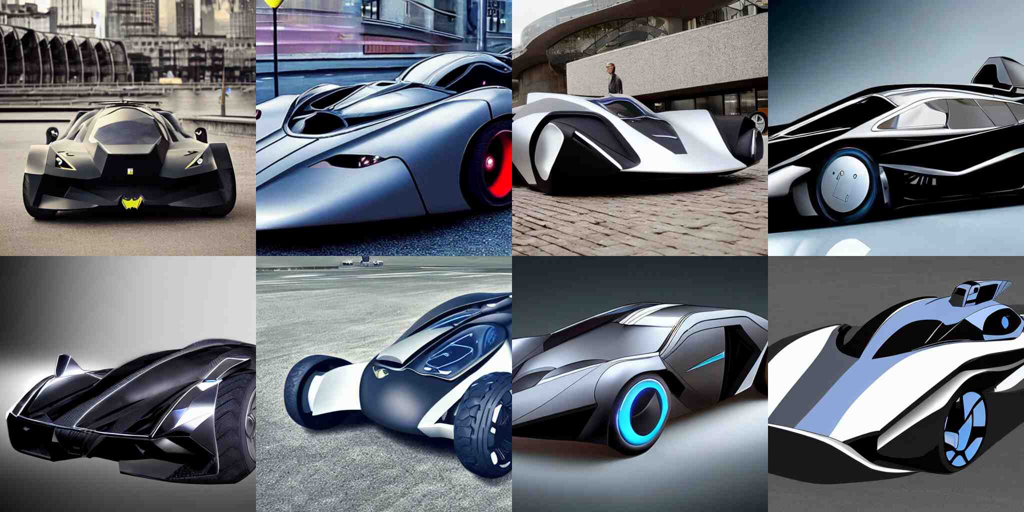 batmobile of the 2050 future