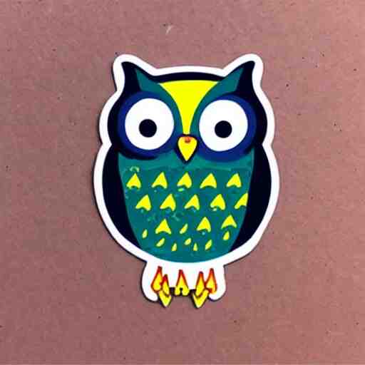 love owl sticker 