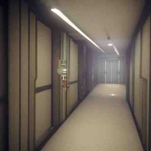 hallway in the backrooms, unreal engine tech demo 