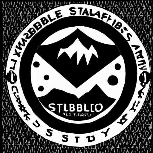 a sharpie drawing of a logo for stability studios 