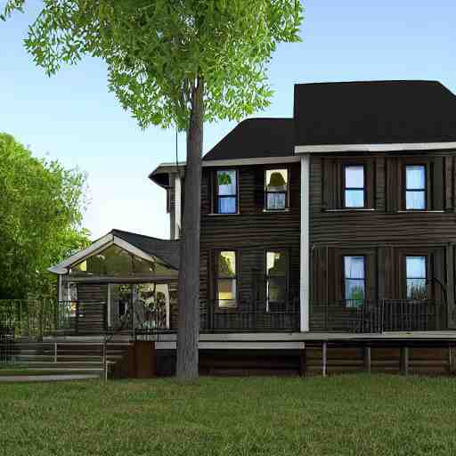 house extreamly photorealistic 