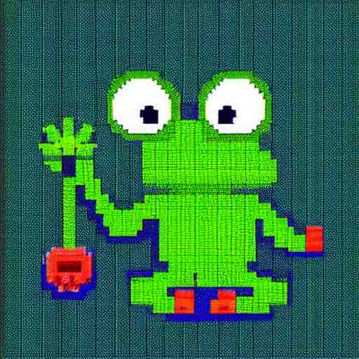 pixel art frog # pixelart 