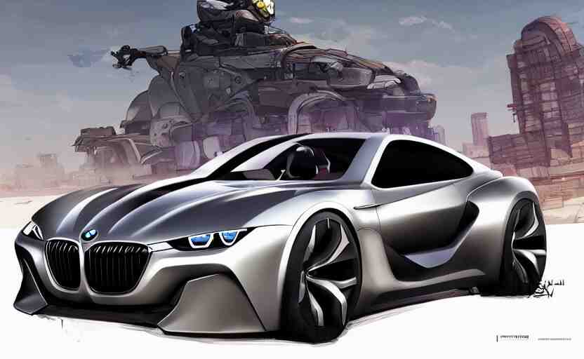 bmw vehicule concept design super cars engine rocket league tank mad max global illumination ray tracing hdr chromed reflexion, gta 5 comics official fanart behance hd artstation by jesper ejsing, by rhads, makoto shinkai and lois van baarle, ilya kuvshinov, ossdraws, that looks like it is from borderlands and by feng zhu and loish and laurie greasley, victo ngai, andreas rocha, john harris fast and furious 