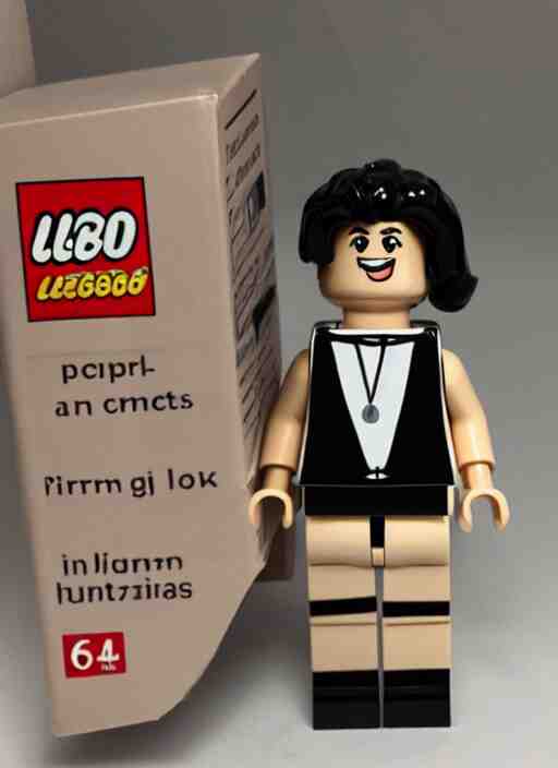 a kim kardashian lego figure. 